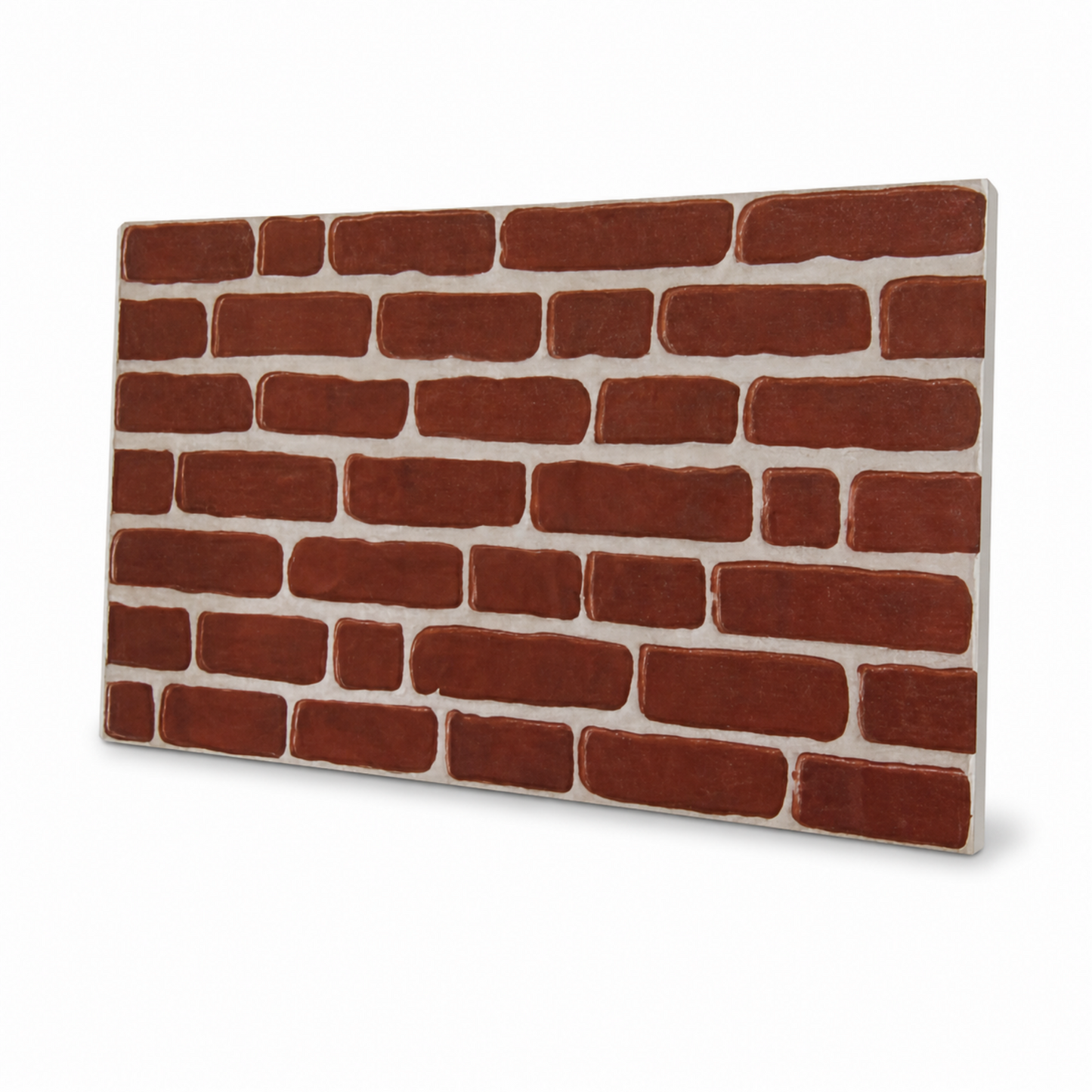 Panou Decorativ Polistiren Cărămidă Roșie Rustic 100×50×2 cm | CI-9008