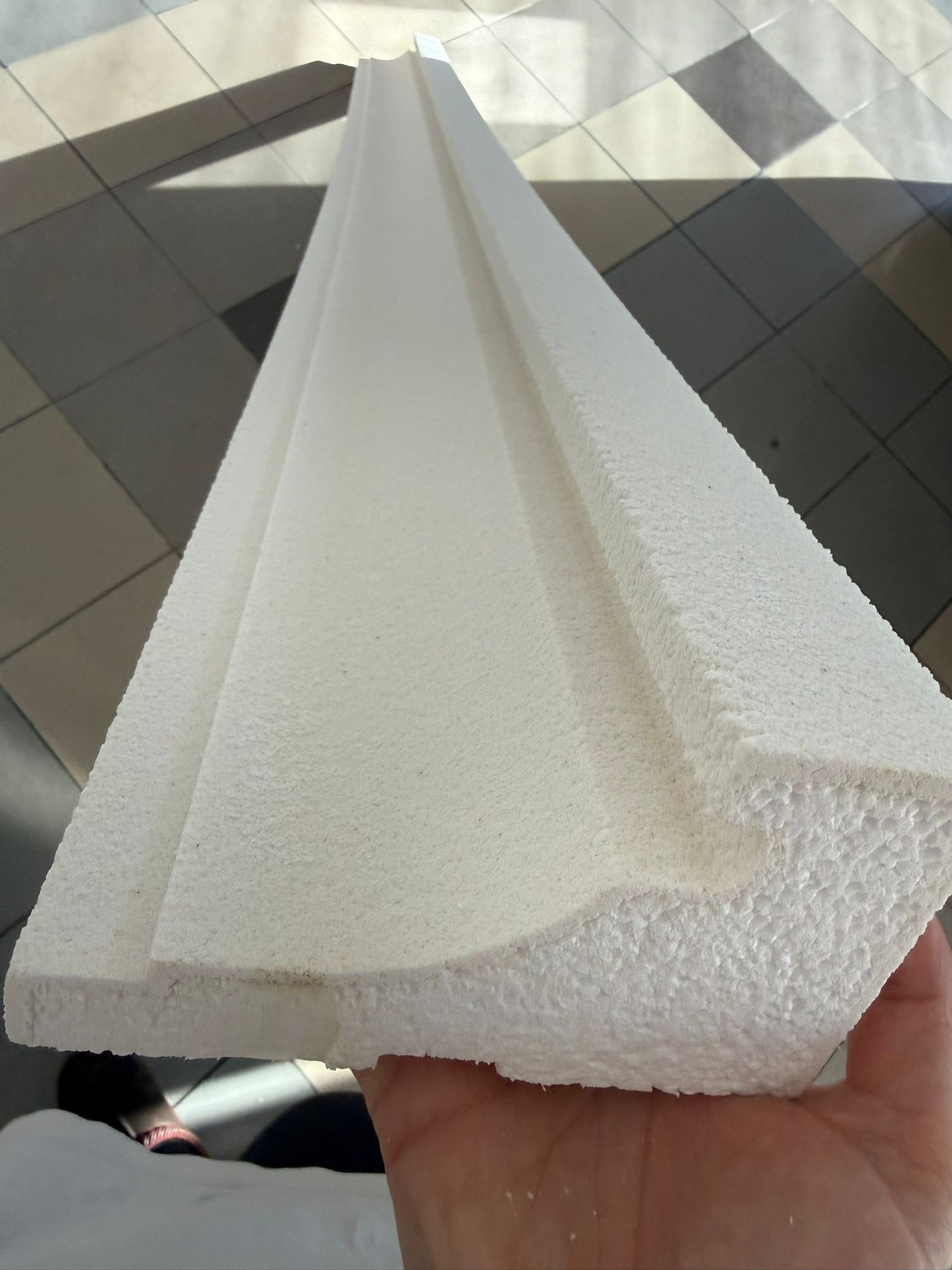 Solbanc Decorativ Exterior Fereastră Polistiren 14,5×8,5×200 cm | CI-SB-145