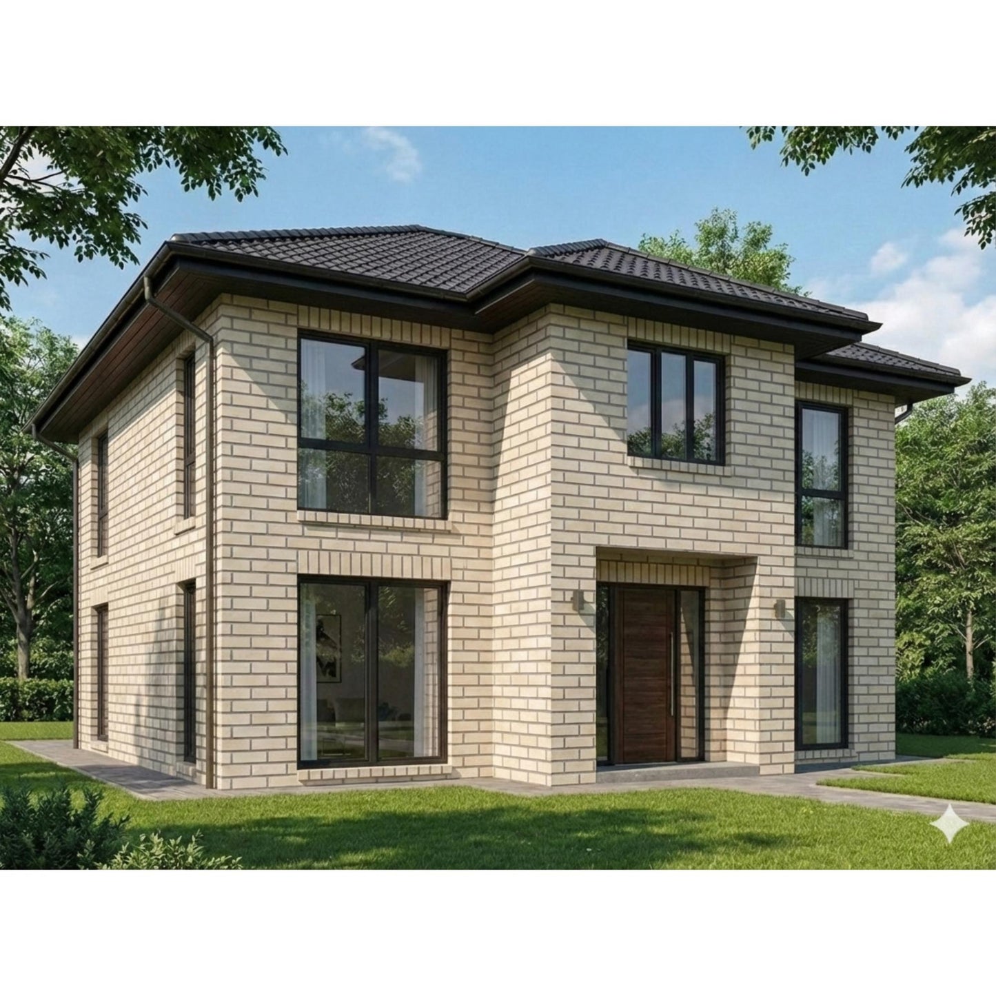 Panou Decorativ Polistiren Cărămidă Modernă Cream Minimalist 100×50×2 cm | CI-2012