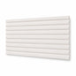 Panou Decorativ Tip Riflaj Alb 200×50×4 cm | PR-01