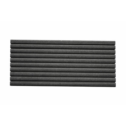 Panou Decorativ Polistiren Riflat Antracit Modern 100×50×4 cm | CI-05