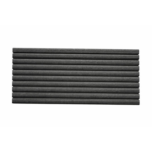 Panou Decorativ Polistiren Riflat Antracit Modern 100×50×4 cm | CI-3