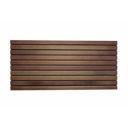 Panou Decorativ Polistiren Riflat Lemn Nuc 100×50×4 cm | CI-02