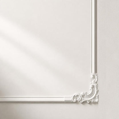 Ornament de Colț Decorativ Interior Polistiren 20×20×4 cm |  CI - D901