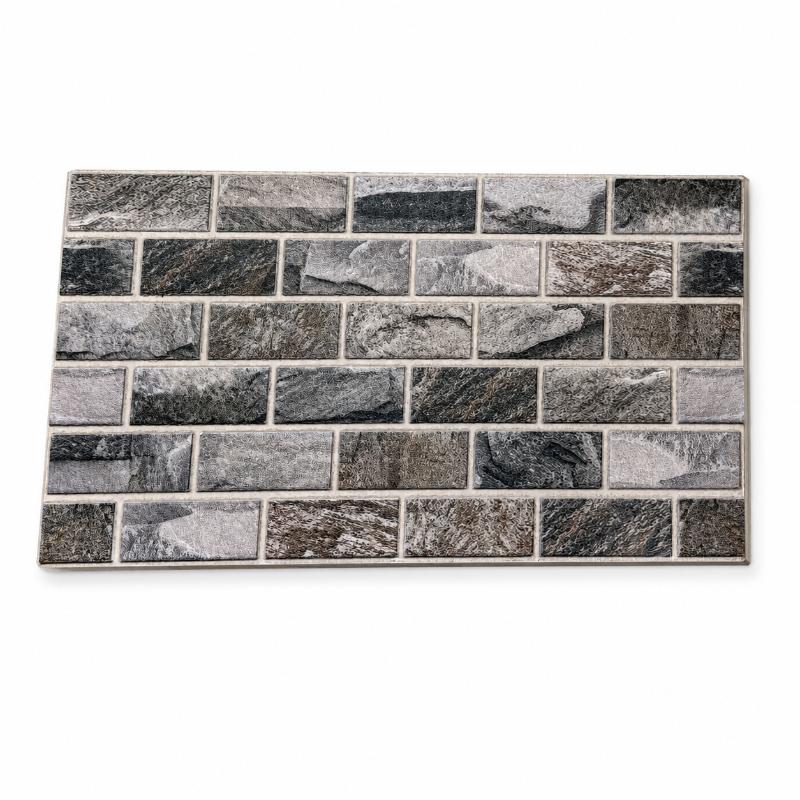 Panou decorativ  Polistiren Piatră Gri Rustic 100×50×2 cm | CI 2083