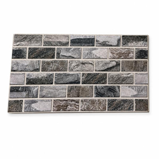 Panou decorativ  Polistiren Piatră Gri Rustic 100×50×2 cm | CI 2083