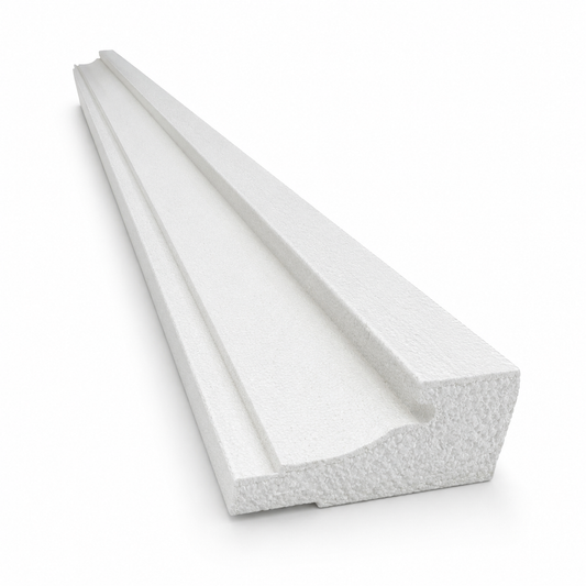 Solbanc Decorativ Exterior Fereastră Polistiren 14,5×8,5×200 cm | CI-SB-145