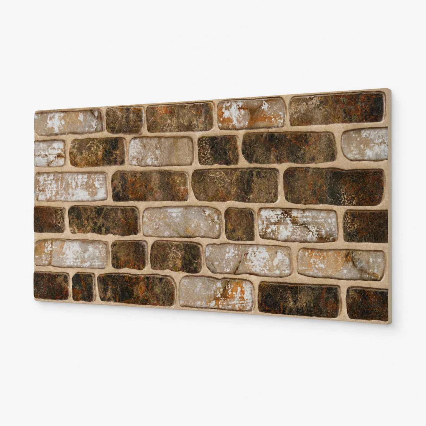 Panou Decorativ Polistiren Piatră Rustic Brown 100×50×2 cm | CI-1050