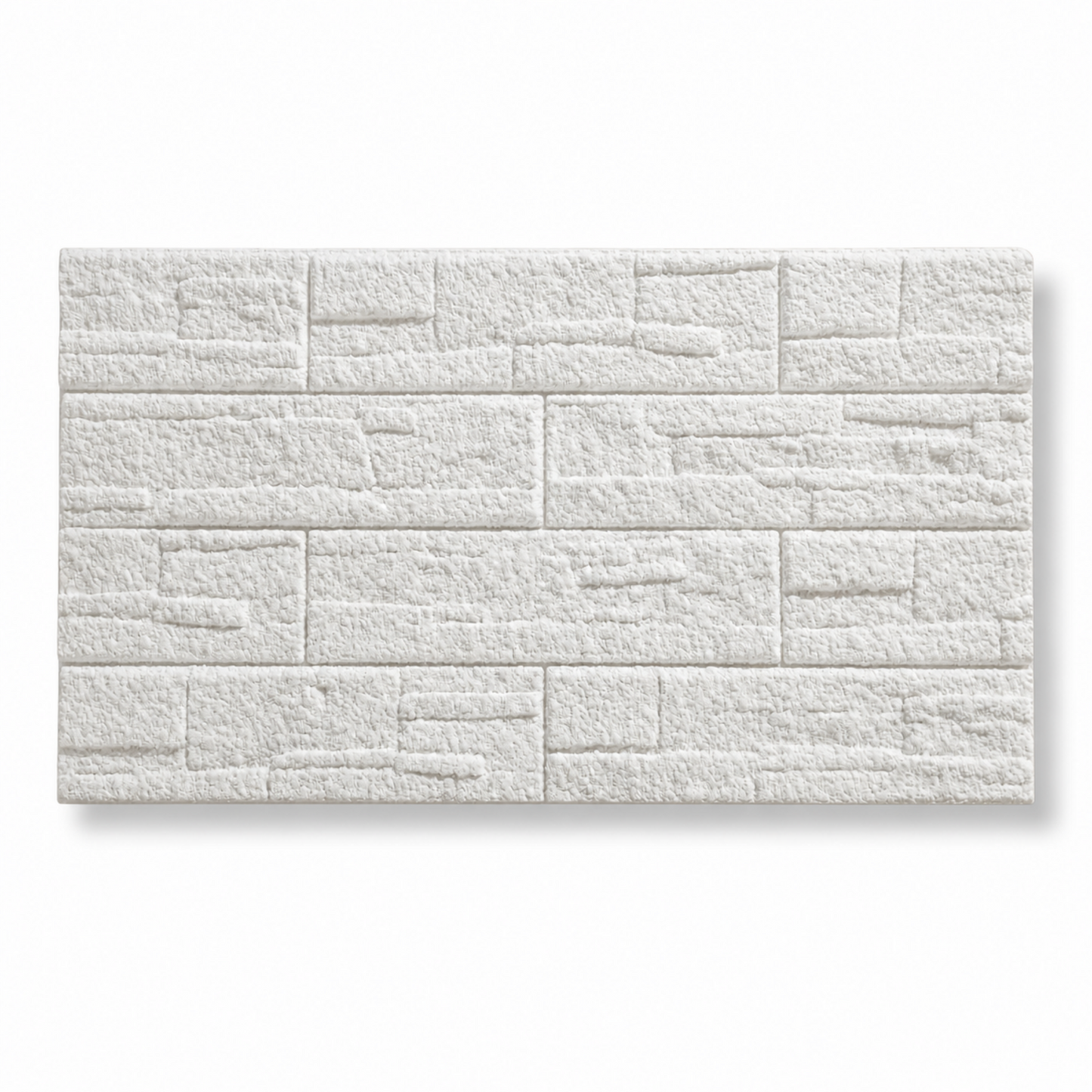 Panou Decorativ Polistiren Cărămidă Albă Clasică 100×50×2 cm | CI-4000