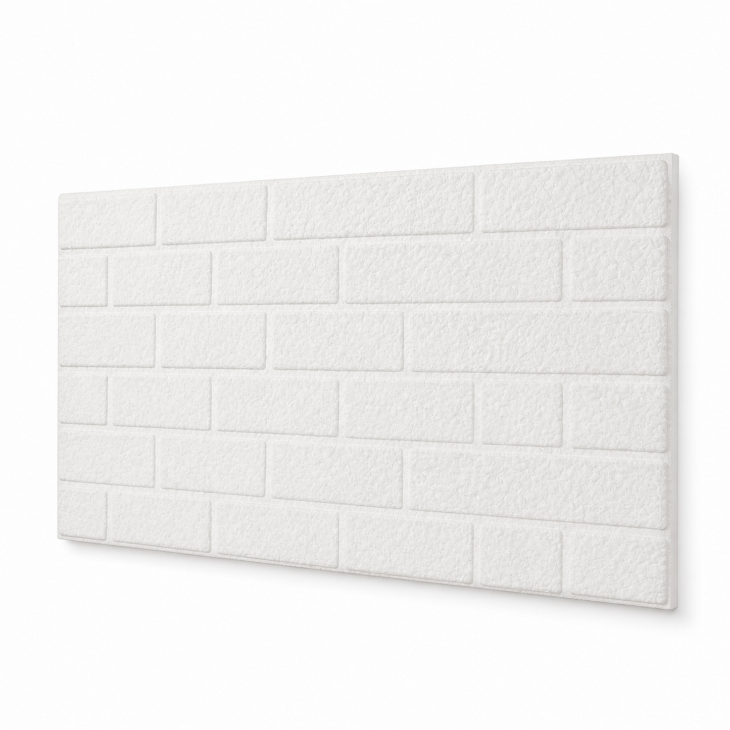 Panou Decorativ Polistiren Cărămidă Albă Modernă 100×50×2 cm | CI-2000