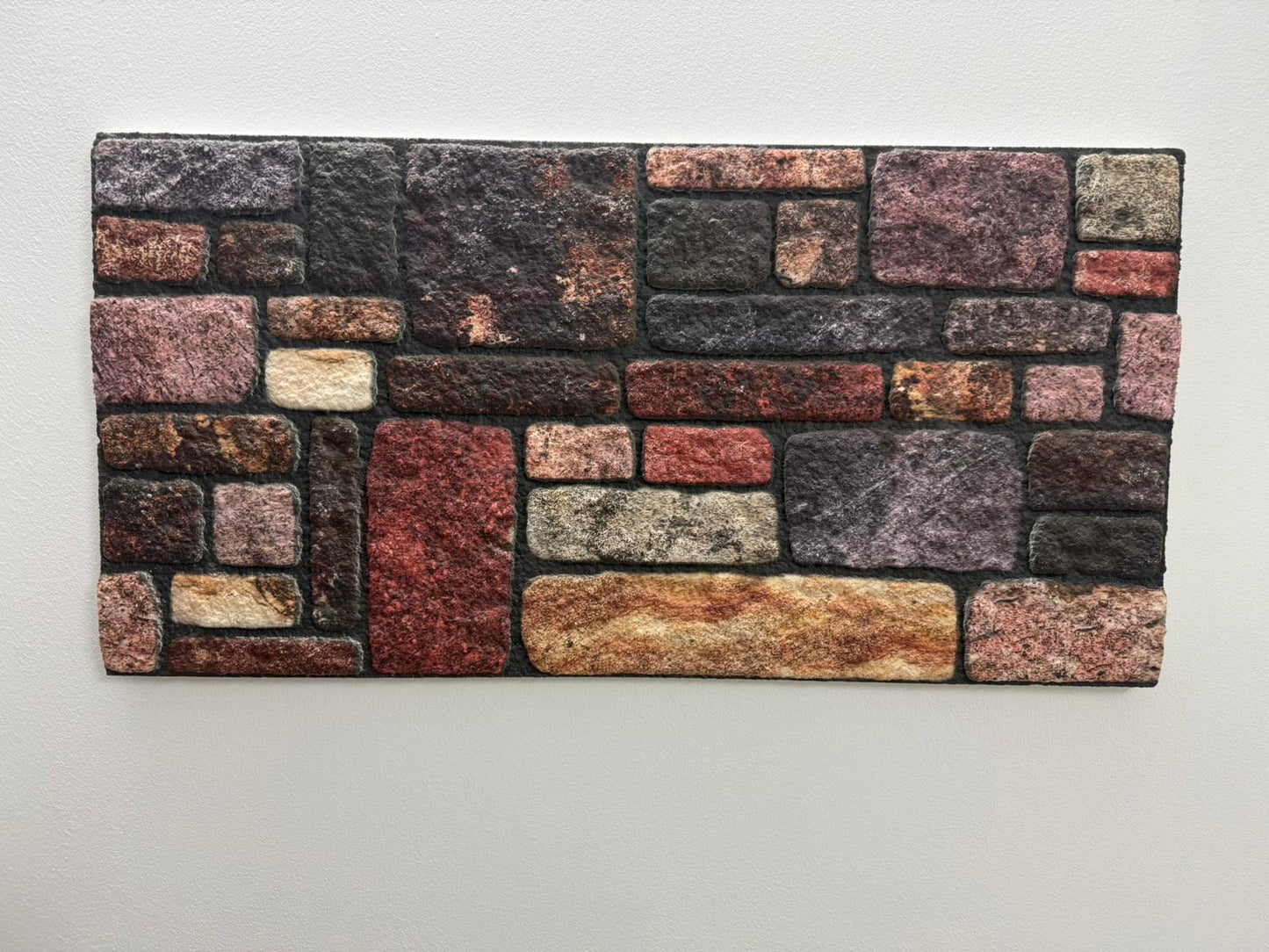 Panou Decorativ Polistiren Piatră de Râu Mosaic Rustic 100×50×2 cm | CI-8001