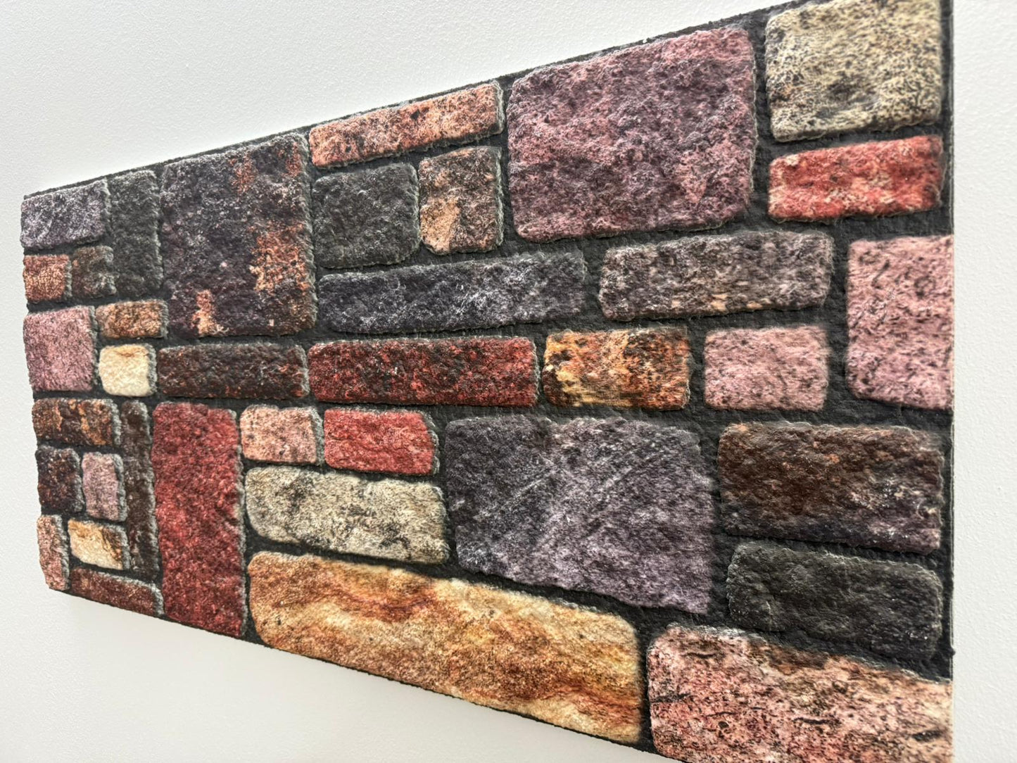 Panou Decorativ Polistiren Piatră de Râu Mosaic Rustic 100×50×2 cm | CI-8001
