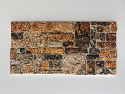 Panou Decorativ Polistiren Piatră de Munte Aramă Rusticǎ 100×50×2 cm | CI-8006