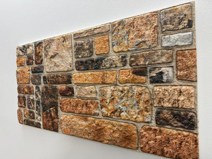 Panou Decorativ Polistiren Piatră de Munte Aramă Rusticǎ 100×50×2 cm | CI-8006