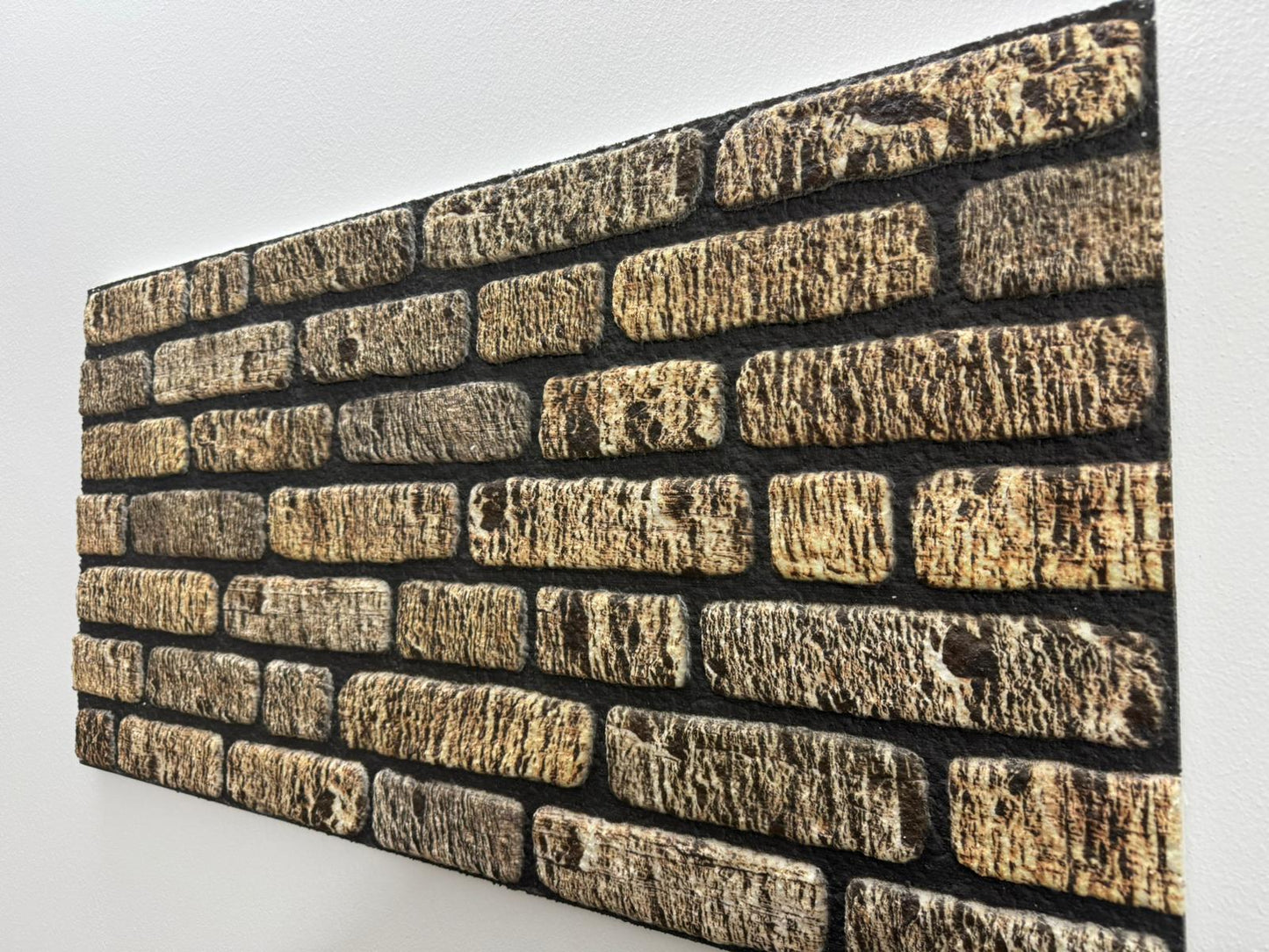 Panou Decorativ Polistiren Cărămidă Rustică Maro-Antic 100×50×2 cm | CI - 1005