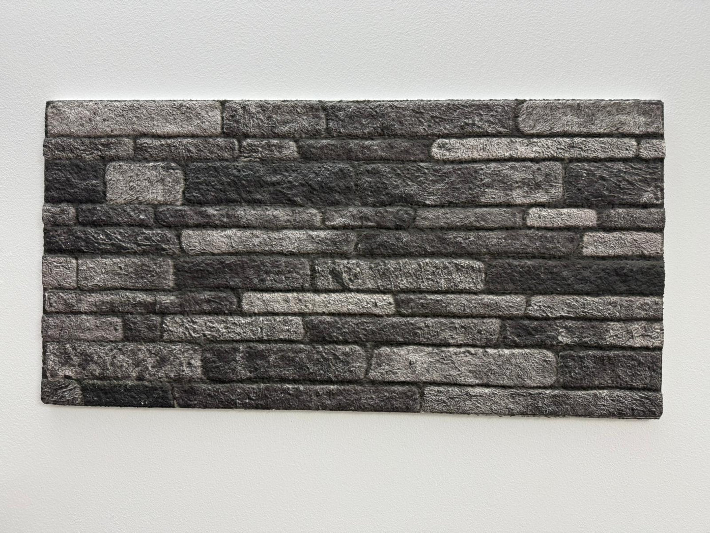 Panou Decorativ Polistiren Piatră Etajată Gri Montan 100×50×2 cm | CI-5023