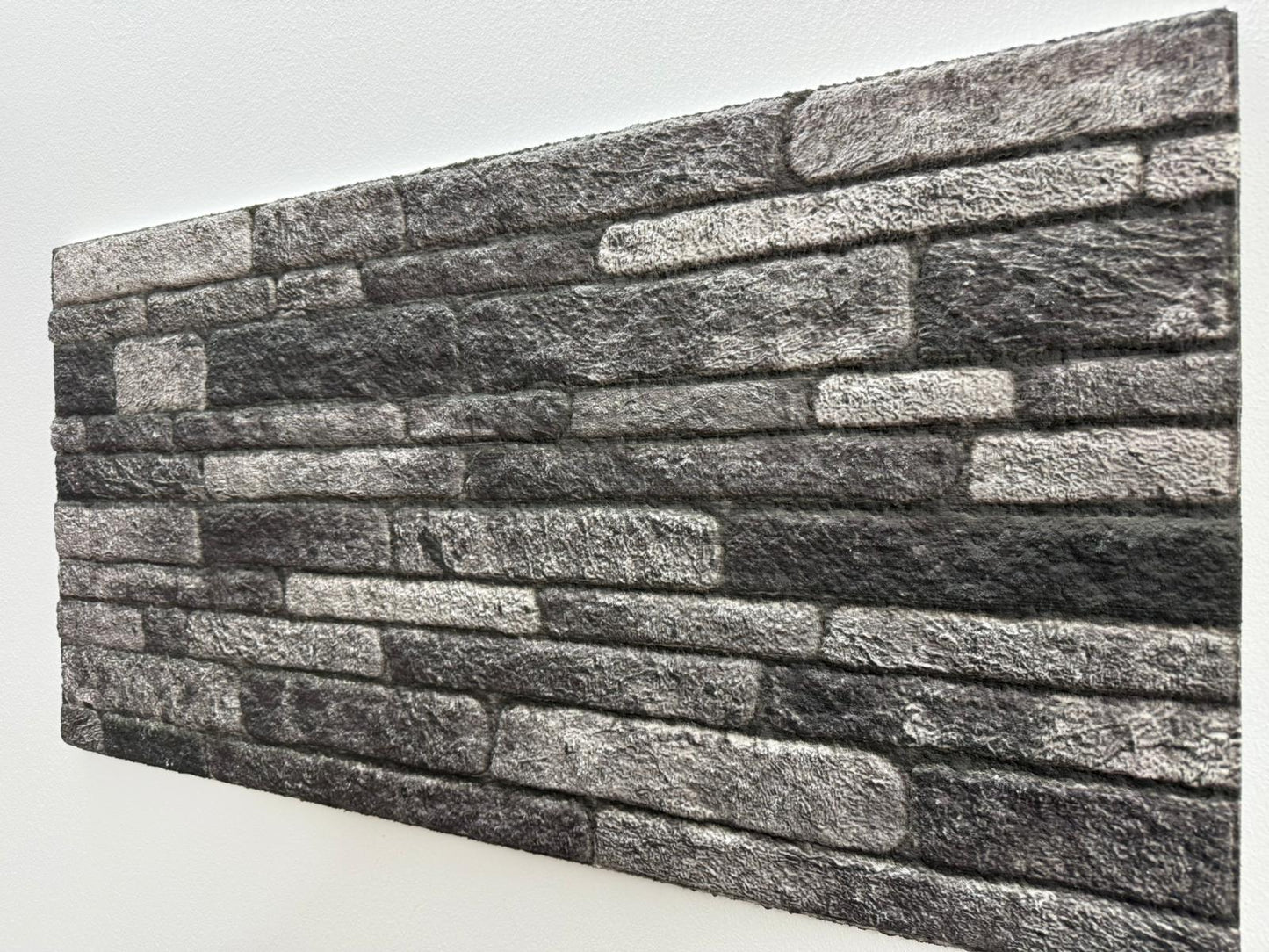 Panou Decorativ Polistiren Piatră Etajată Gri Montan 100×50×2 cm | CI-5023