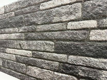 Panou Decorativ Polistiren Piatră Etajată Gri Montan 100×50×2 cm | CI-5023