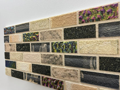 Panou Decorativ Polistiren Mozaic Mix Color Modern 100×50×2 cm | CI-2042