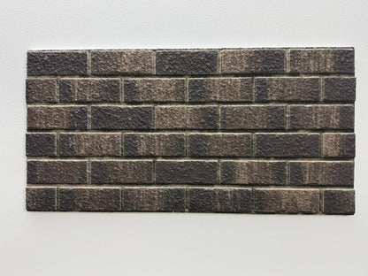 Panou Decorativ Polistiren Cărămidă Modernă Antracit Bronz 100×50×2 cm | CI-2003