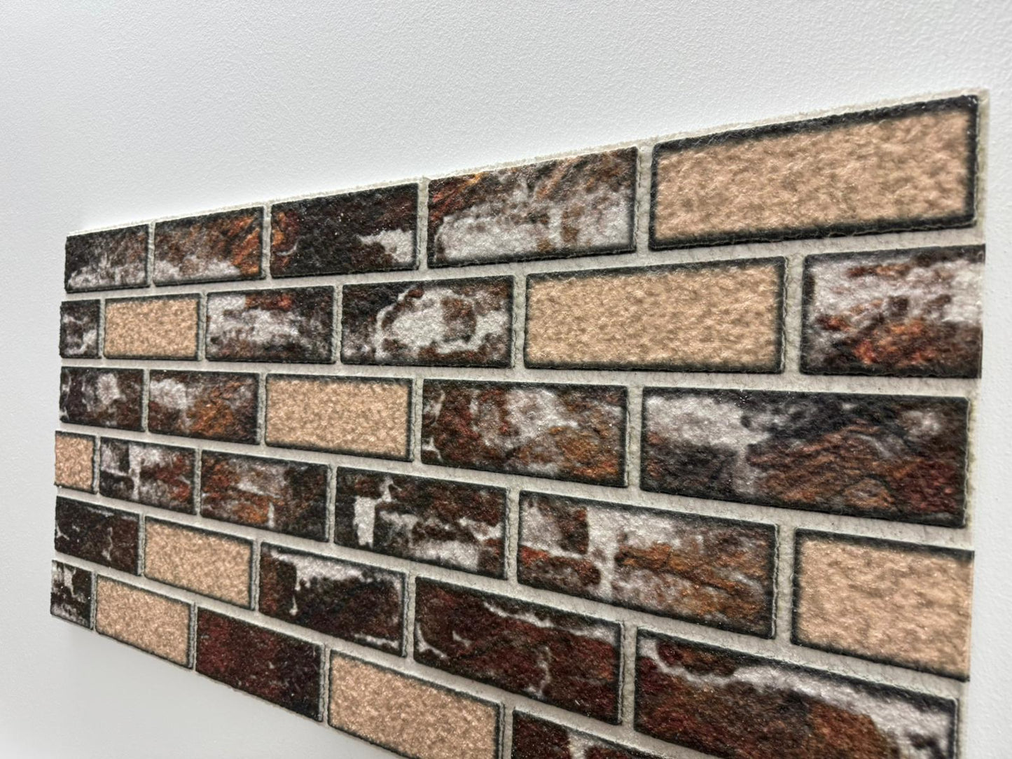 Panou Decorativ Polistiren Cărămidă Modernă Mozaic Choco 100×50×2 cm | CI-2023