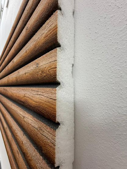 Panou Decorativ Polistiren Bușteni Lemn Rotund 100×50×4 cm | CI-06