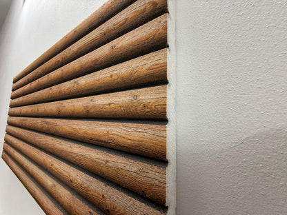 Panou Decorativ Polistiren Bușteni Lemn Rotund 100×50×4 cm | CI-06