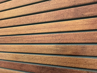 Panou Decorativ Polistiren Riflat Lemn Nuc 100×50×4 cm | CI-02