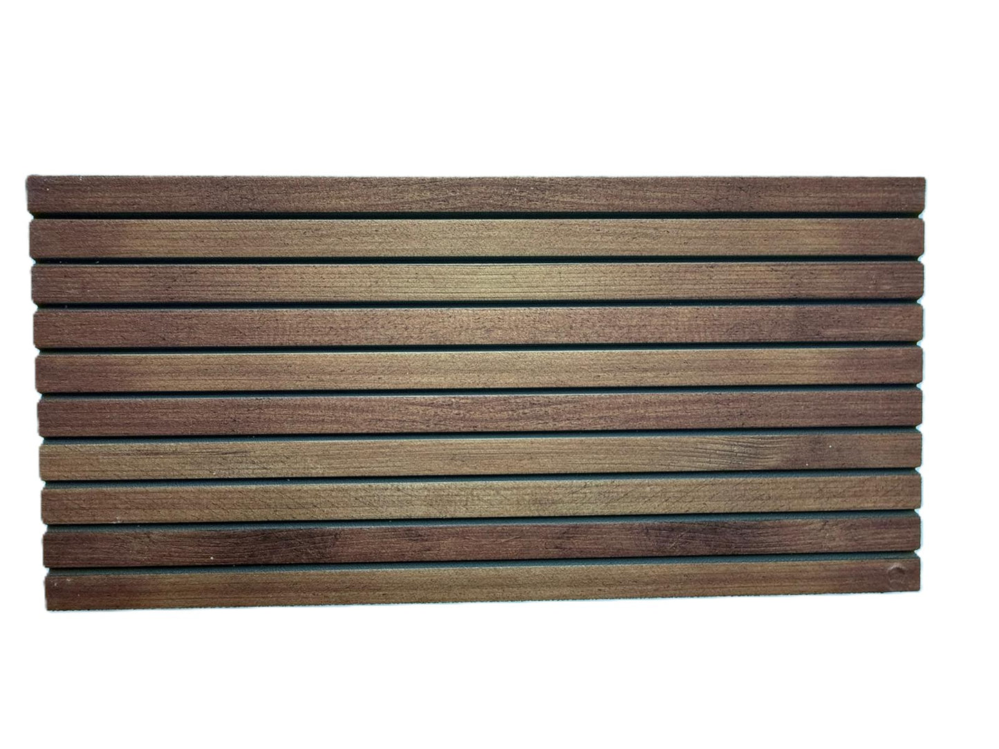 Panou Decorativ Polistiren Riflat Lemn Nuc 100×50×4 cm | CI-02