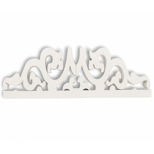 Ornament Decorativ Alb pentru Perete 120 × 40 × 5 cm | OD-01