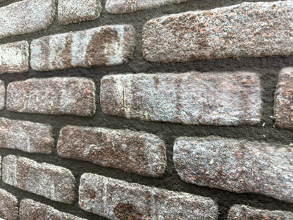 Panou Decorativ Polistiren Cărămidă Industrială Gri Multicolor 100×50×2 cm | CI-1009