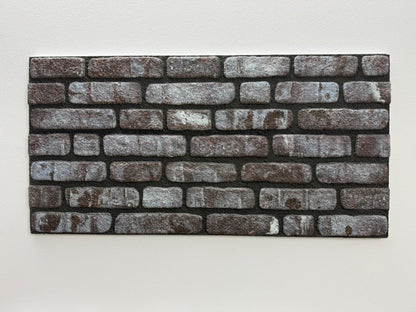 Panou Decorativ Polistiren Cărămidă Industrială Gri Multicolor 100×50×2 cm | CI-1009
