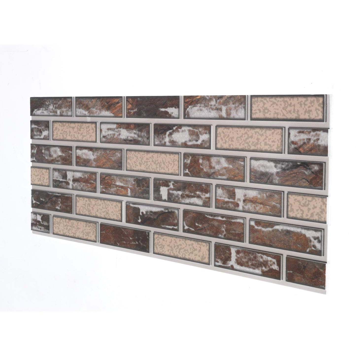 Panou Decorativ Polistiren Cărămidă Modernă Mozaic Choco 100×50×2 cm | CI-2023