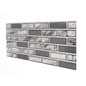 Panou Decorativ Polistiren Marmură Contrast Modern Alb-Antracit 100×50×2 cm | CI-2028