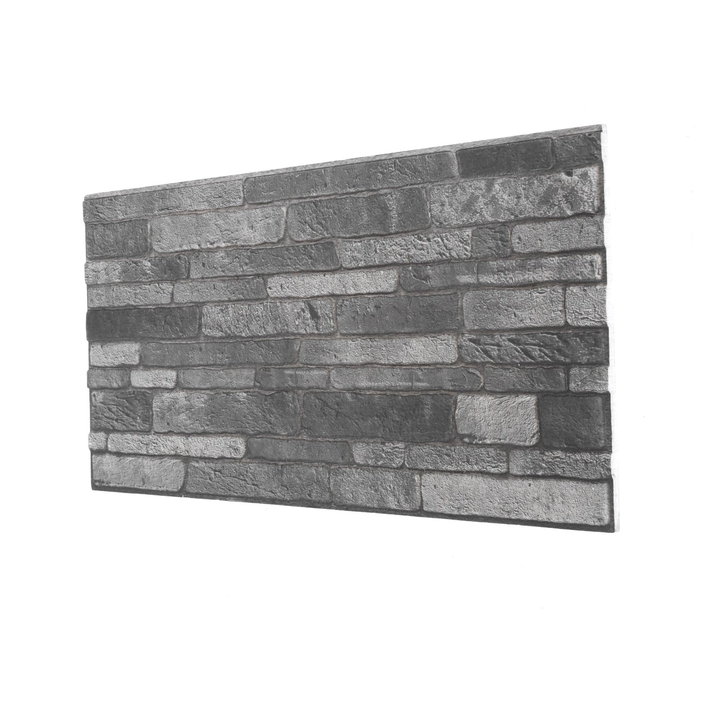 Panou Decorativ Polistiren Piatră Etajată Gri Montan 100×50×2 cm | CI-5023