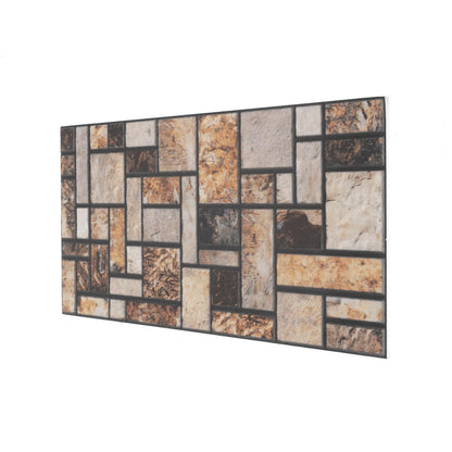 Panou Decorativ Polistiren Mozaic Geometric Multi-Stone 100×50×2 cm | CI-7001