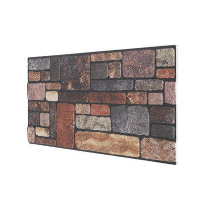 Panou Decorativ Polistiren Piatră de Râu Mosaic Rustic 100×50×2 cm | CI-8001